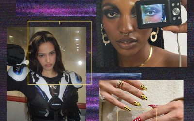 Step Aside, Clean Girls—Glitchy Glam Is the Mismatched, New-Age Beauty Trend Running 2026