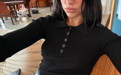 It’s Official: Dua Lipa’s Red Halo Nails Are the Coolest Way to Wear an Autumn-to-Winter Manicure