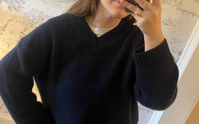 Everywhere I Go in London, the Coolest People Are Wearing This Navy Jumper