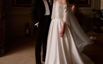 This Beautiful Bride Wore a Vera Wang Dress and Manolos to Her Elegant, Timeless Countryside Wedding