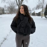 My Favorite Calvin Klein Puffer With a Built-In Scarf Is 60% Off for the Holidays