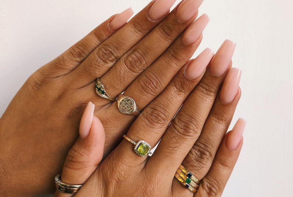 Designs and Colors Celebrity Manicurists *Especially* Love on Coffin-Shaped Nails